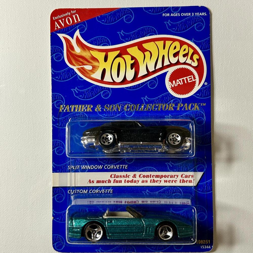 1995 Hot Wheels Avon Father & Son Collector Pack Corvette Split Window 198251‎